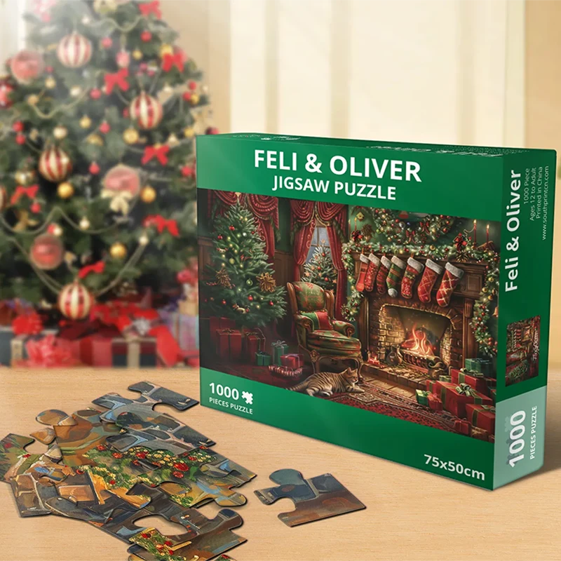 Cluiche Puzal Jigsaw Draíochta an Gheimhridh